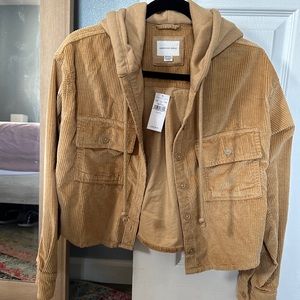 Cropped corduroy jacket